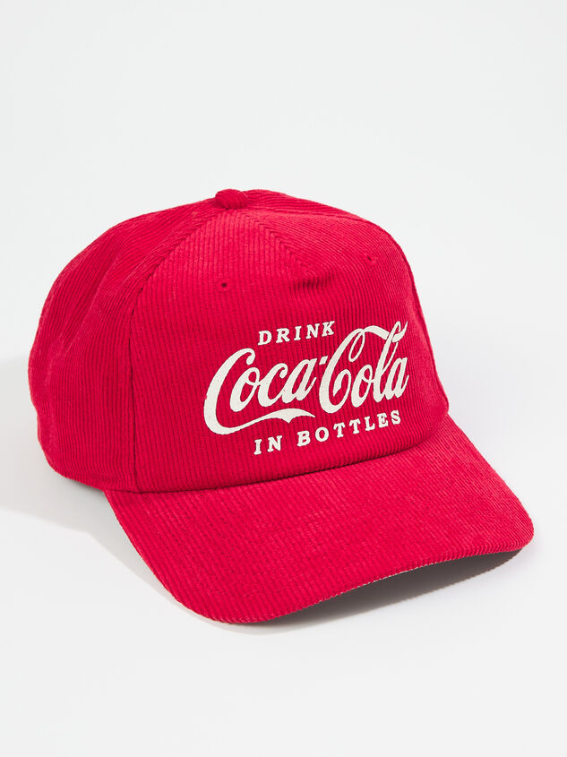 Coca-Cola Corduroy Trucker Hat Detail 1 - ARULA