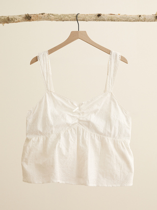 Carley Eyelet Tank - ARULA