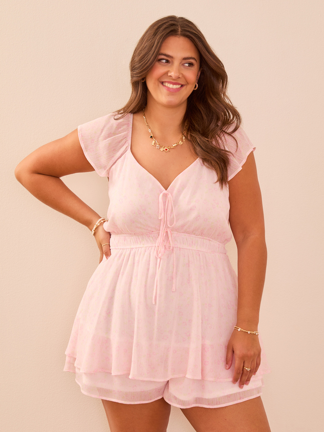 Hayes Floral Romper Detail 2 - ARULA