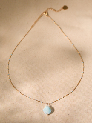 Seashell Charm Necklace - ARULA - 