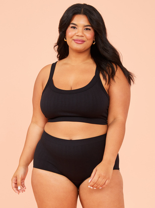 Seamless Cable Knit Bralette - ARULA