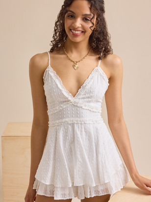 Hilly Ruffle Romper - ARULA - 