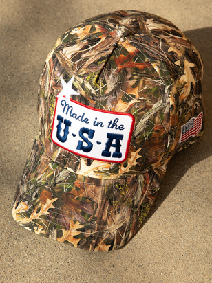 Made in USA Camo Trucker Hat - ARULA - 