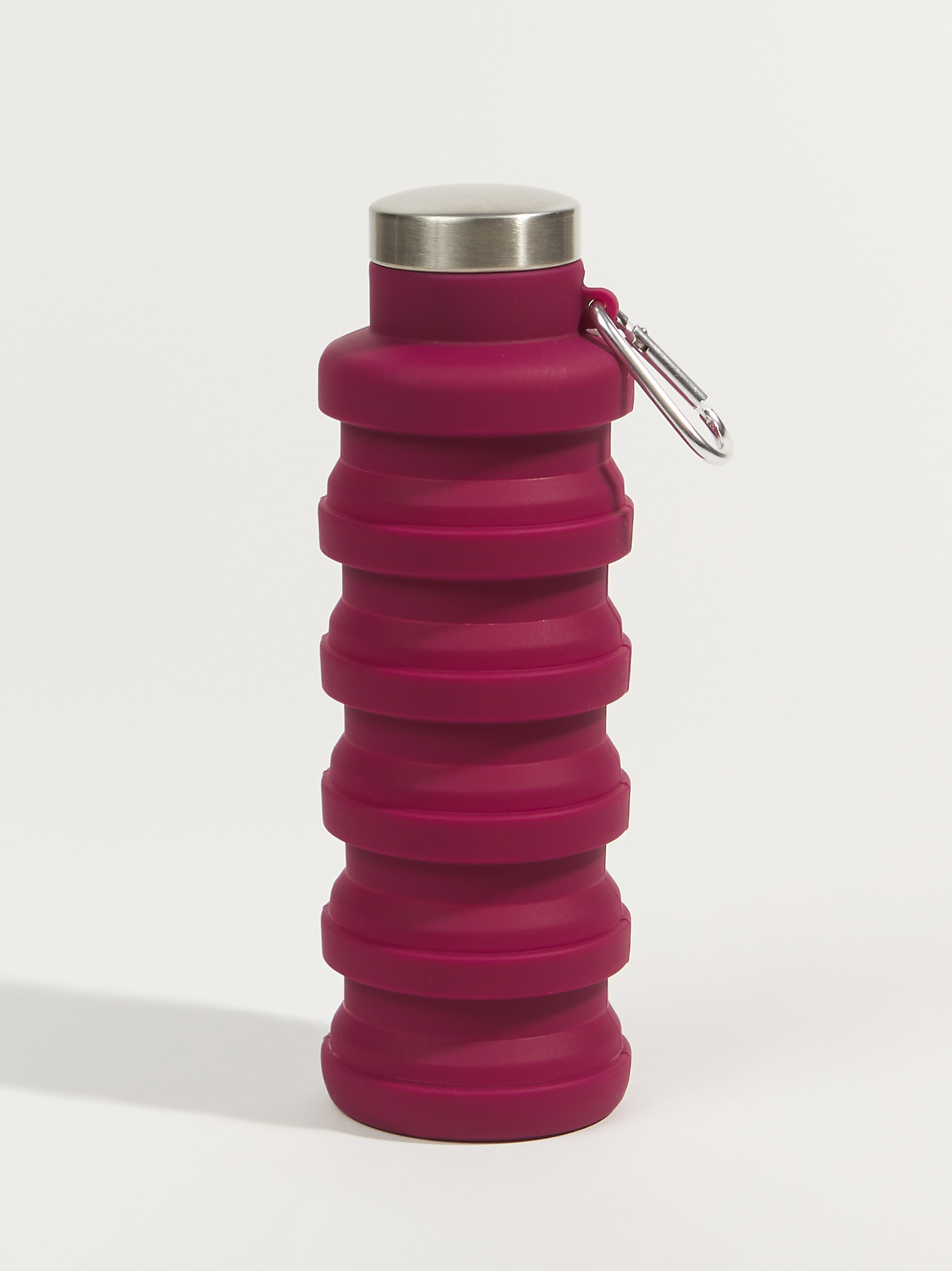 Collapsible Burgundy Water Bottle by Mayim