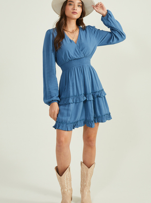 Lexley Ruffle Dress - ARULA