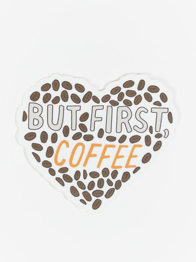 But First Coffee Sticker Detail 1 - ARULA