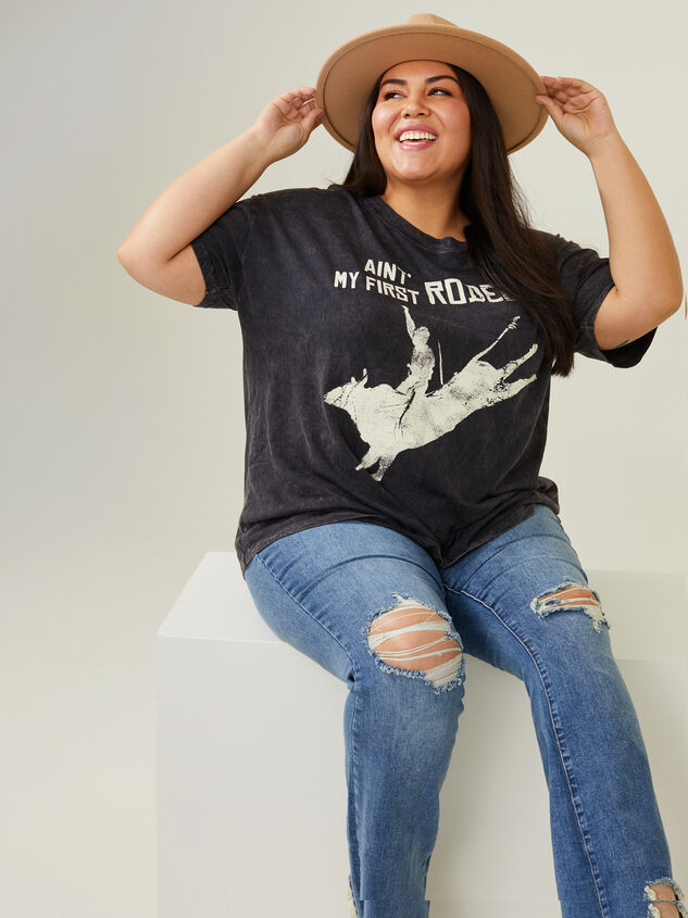 Ain't My First Rodeo Tee Detail 4 - ARULA
