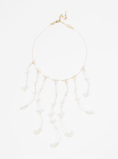 Cascading Pearl Statement Necklace - ARULA