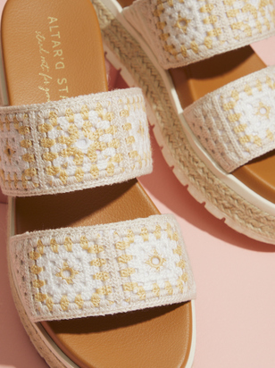 Elleni Crochet Sandals - ARULA