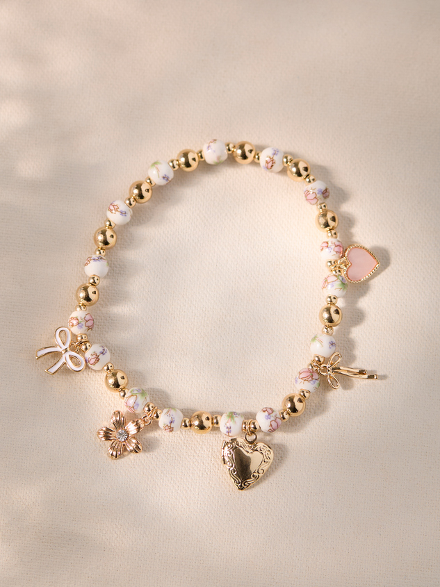 Coquette Cowgirl Charm Bracelet - ARULA