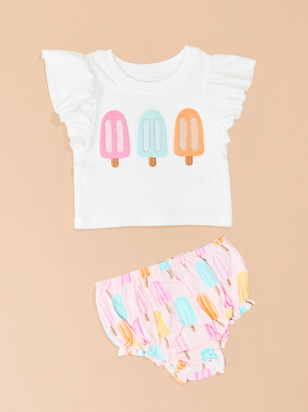 Belly Popsicle Top and Bloomer Set by Mud Pie - ARULA