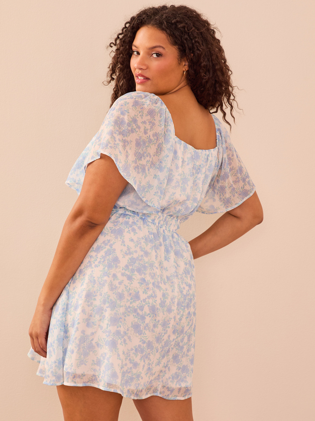 Arden Floral Babydoll Dress Detail 5 - ARULA