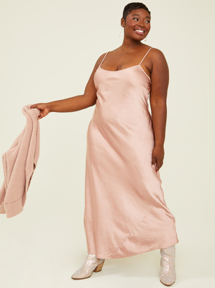Nancy Satin Dress & Sweater Set - ARULA