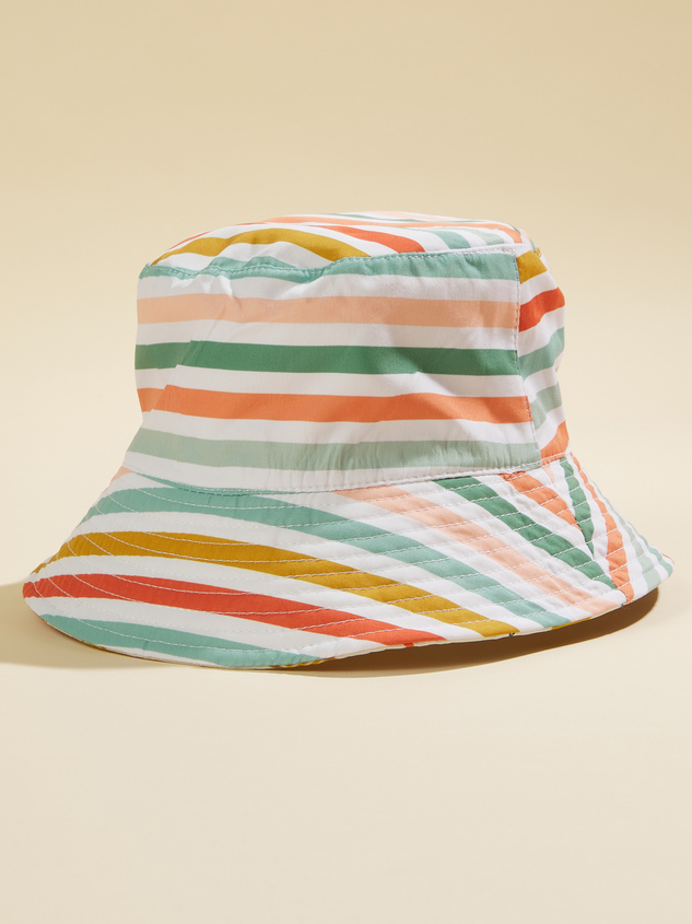 Beach Day Reversible Hat Detail 2 - ARULA