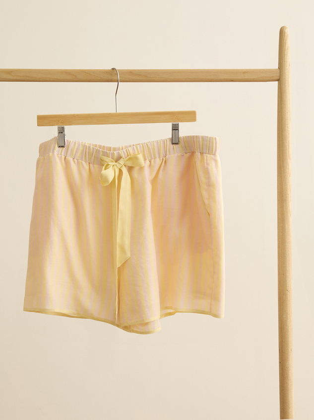 Melody Striped Lounge Shorts - ARULA