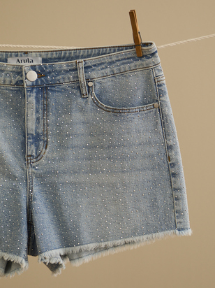 Sally Sparkle Denim Short - ARULA