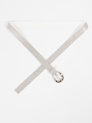 Silver Rhinestone Belt - ARULA
