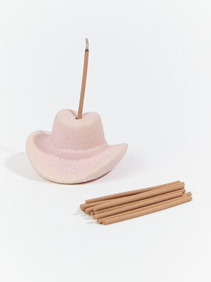 Pink Cowboy Hat Incense Holder - ARULA