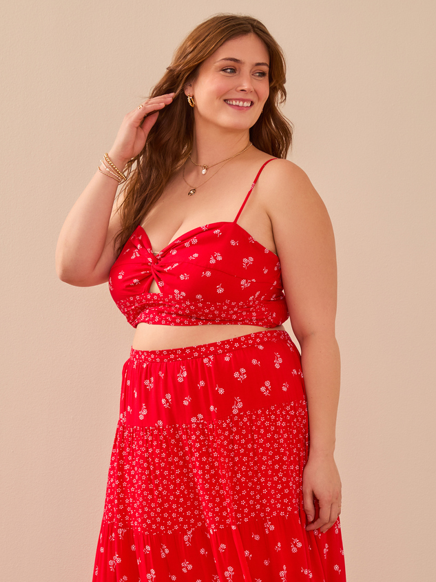 Fleur Twist Front Tank Detail 4 - ARULA