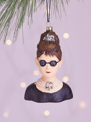 Audrey Hepburn Christmas Ornament - ARULA