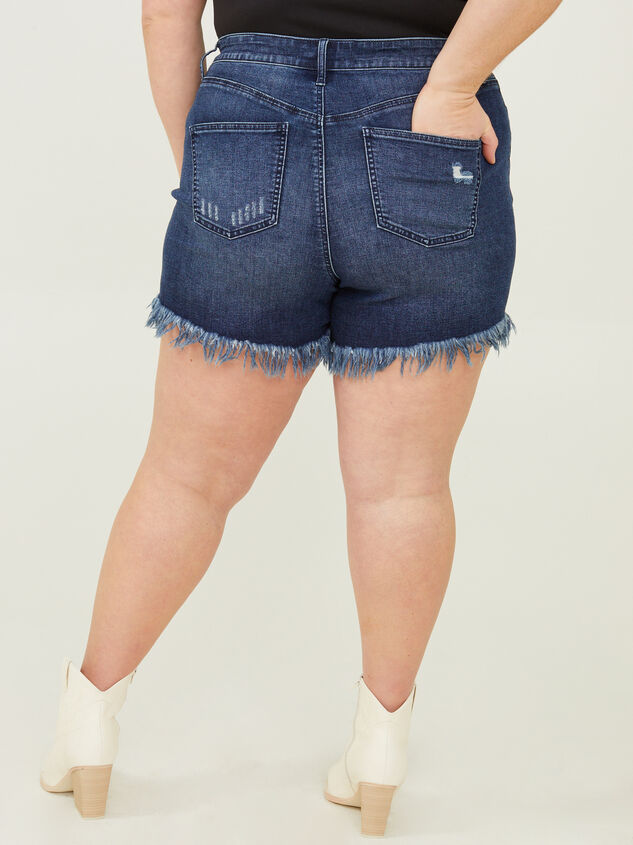 Gabby Vintage Denim Shorts Detail 5 - ARULA