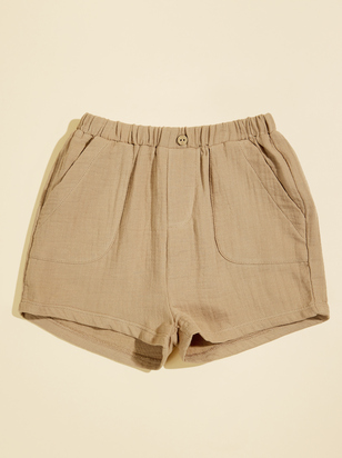 Cameron Utility Toddler Shorts by Quincy Mae - ARULA
