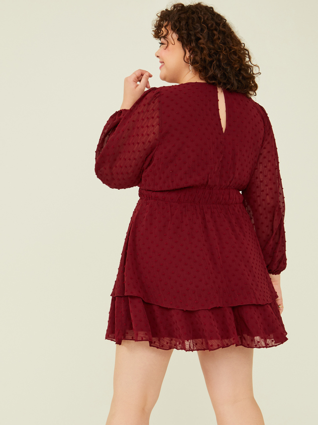 Adelyn Clipdot Dress Detail 3 - ARULA