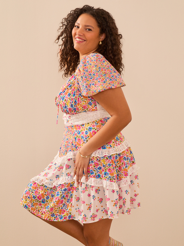 Aderny Mini Dress Detail 5 - ARULA