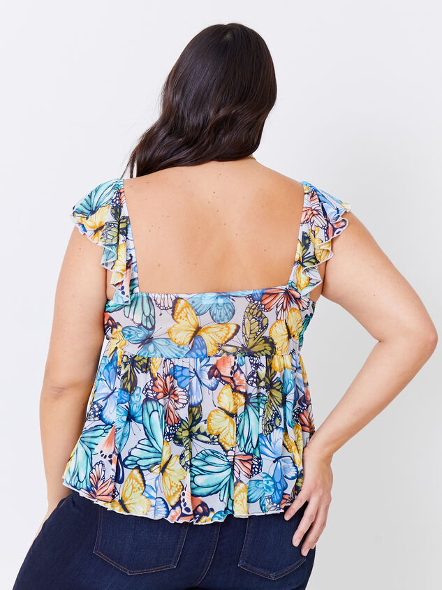 Butterfly Mesh Top Detail 3 - ARULA