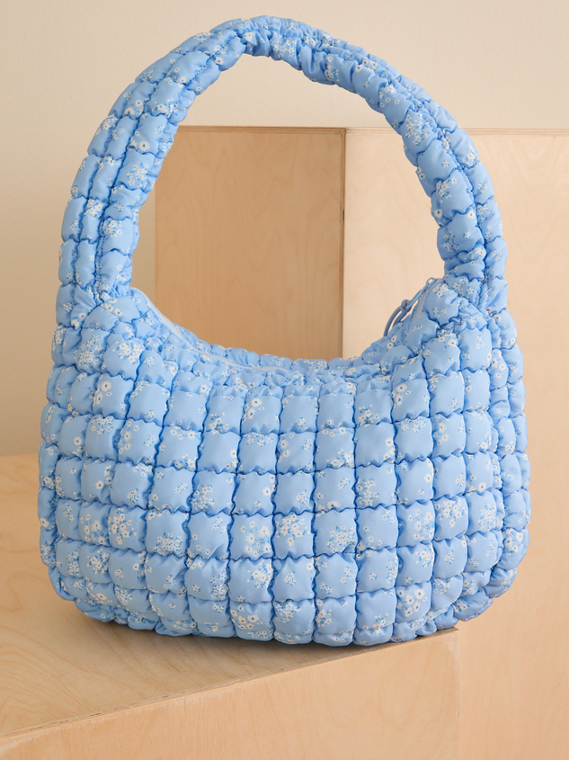 Proficient Floral Quilted Puffer Shoulder Bag Detail 4 - ARULA