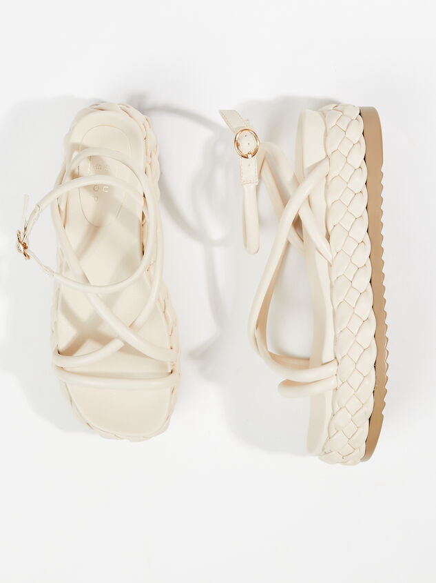 Lilith Braided Platform Sandals Detail 5 - ARULA