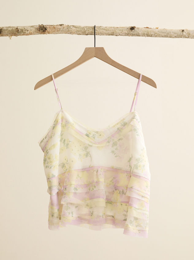 Bellani Floral Ruffle Top - ARULA