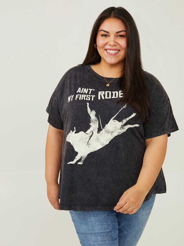 Ain't My First Rodeo Tee Detail 1 - ARULA