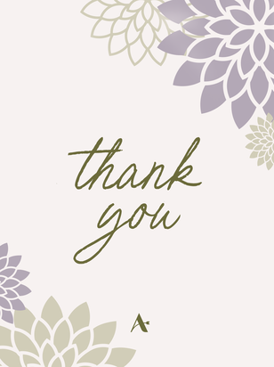 Thank You Flowers E-Gift Card - ARULA