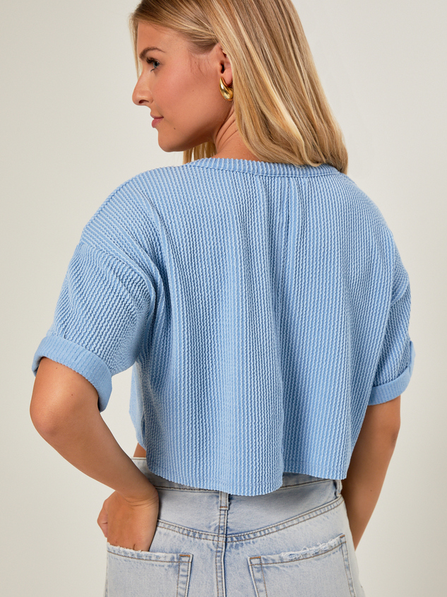 Alessia Ribbed Top Detail 4 - ARULA