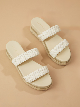 Kryztal Braided Platform Sandals - ARULA - 