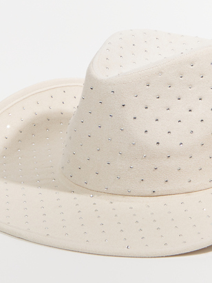 All-Over Rhinestone Cowgirl Hat - ARULA