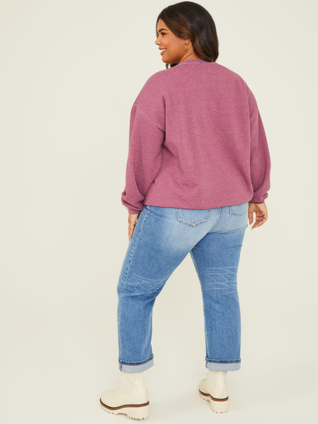 Zion Oversized Sweatshirt Detail 4 - ARULA