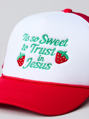 Tis So Sweet Strawberry Trucker Hat - ARULA