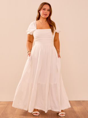 Wilow Linen Maxi Dress - ARULA