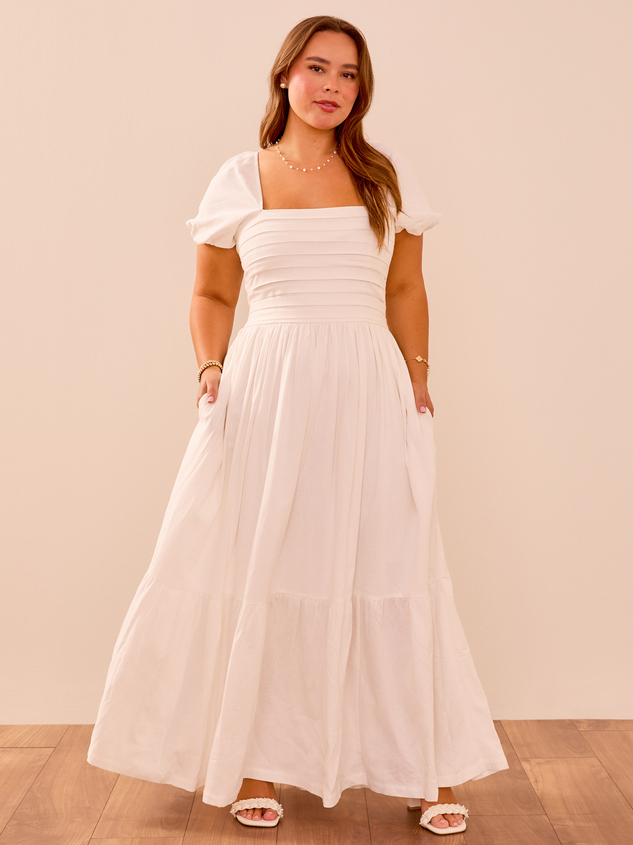 Wilow Linen Maxi Dress - ARULA