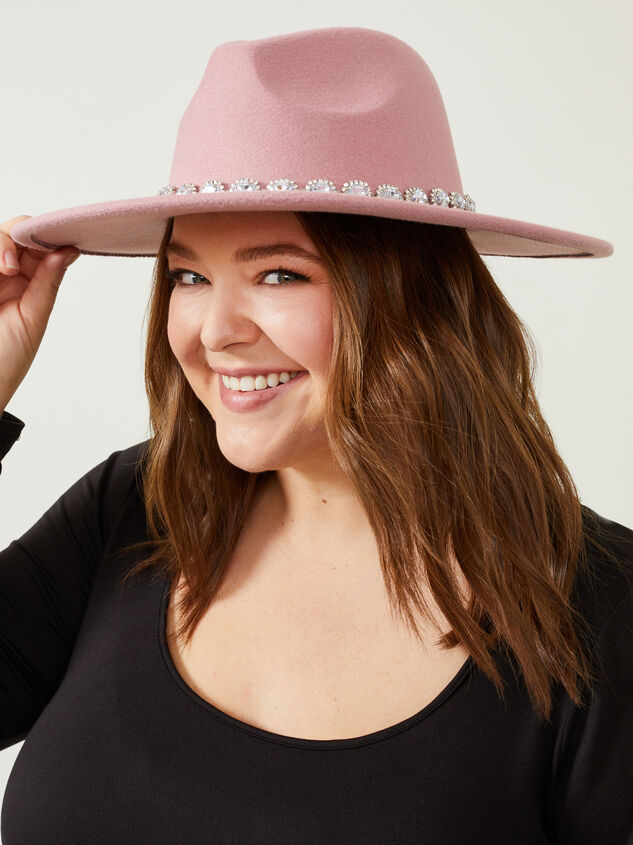 Reese Rhinestone Hat Detail 5 - ARULA