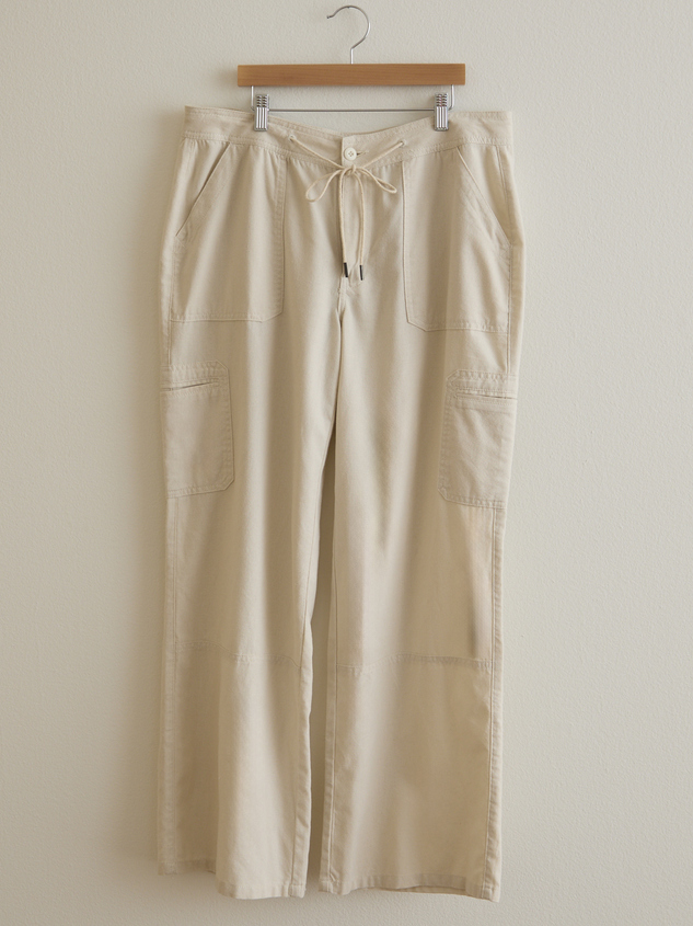 Greer Linen Cargo Pants - ARULA