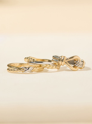 Mixed Metal Ring Set - ARULA
