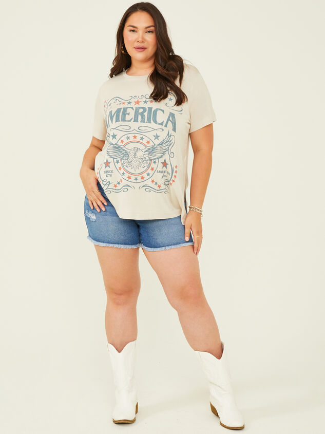 America Star Tee Detail 2 - ARULA