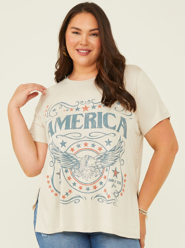 America Star Tee Detail 1 - ARULA