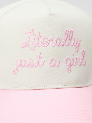 Literally Just a Girl Trucker Hat - ARULA