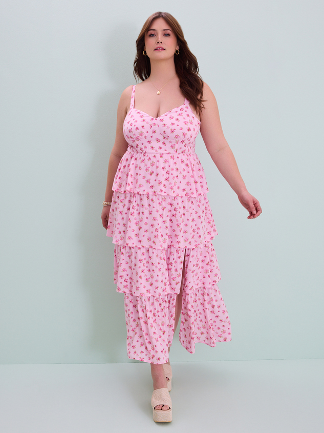 Rose Floral Maxi Dress - ARULA