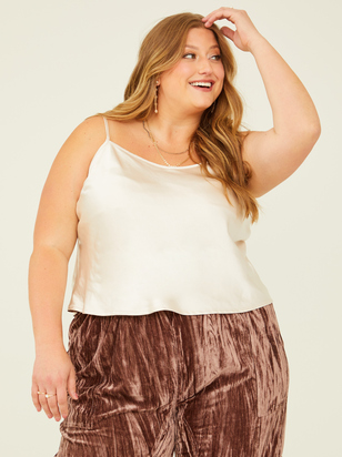 Ezra Satin Tank Top - ARULA