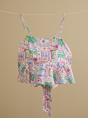 Larissa Tie Back Tank - ARULA